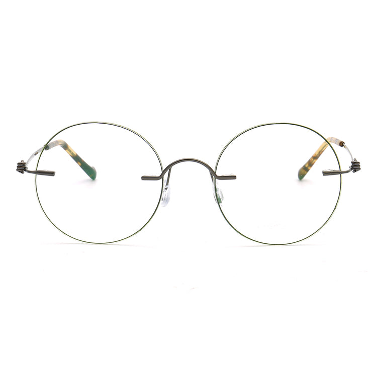 Aiden | Stylish Round Rimless Glasses Frames