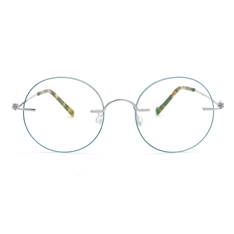 Aiden | Stylish Round Rimless Glasses Frames