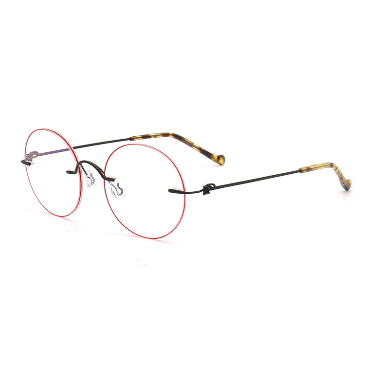 Aiden | Stylish Round Rimless Glasses Frames