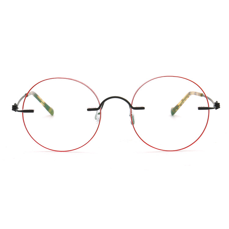 Aiden | Stylish Round Rimless Glasses Frames