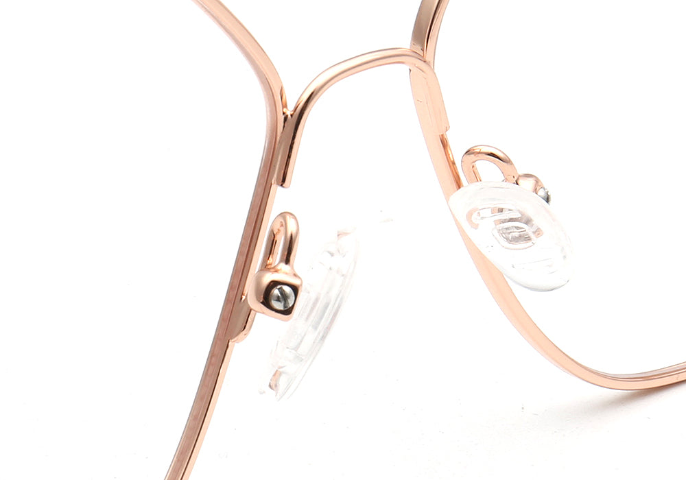 Harriet | Womens Geometric Metal Gold Glasses Frames