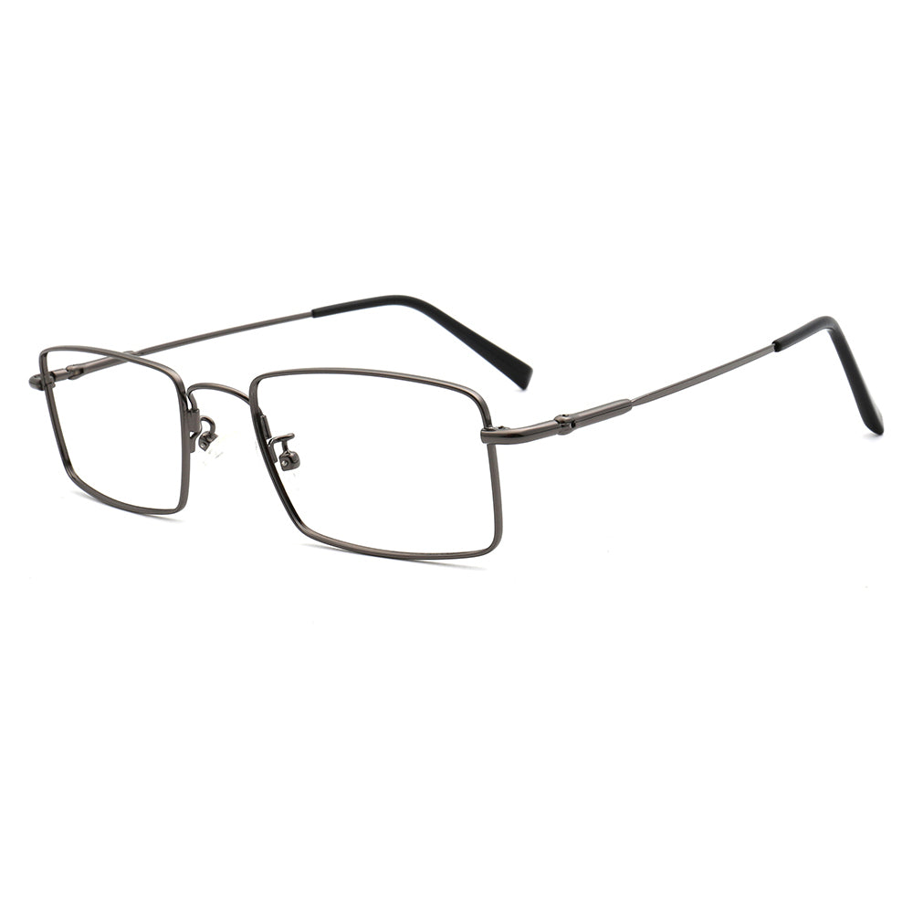 gunmetal eyeglass frames for men