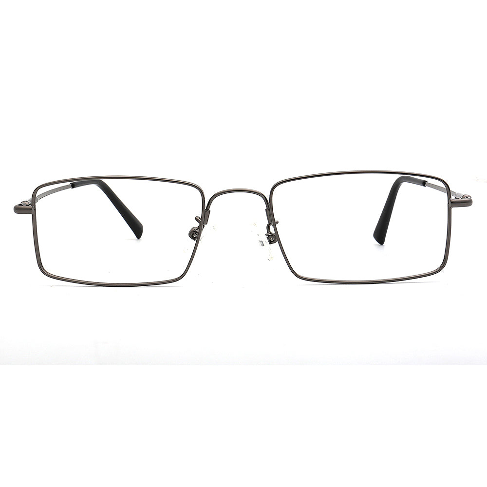 gunmetal mens glasses frames metal