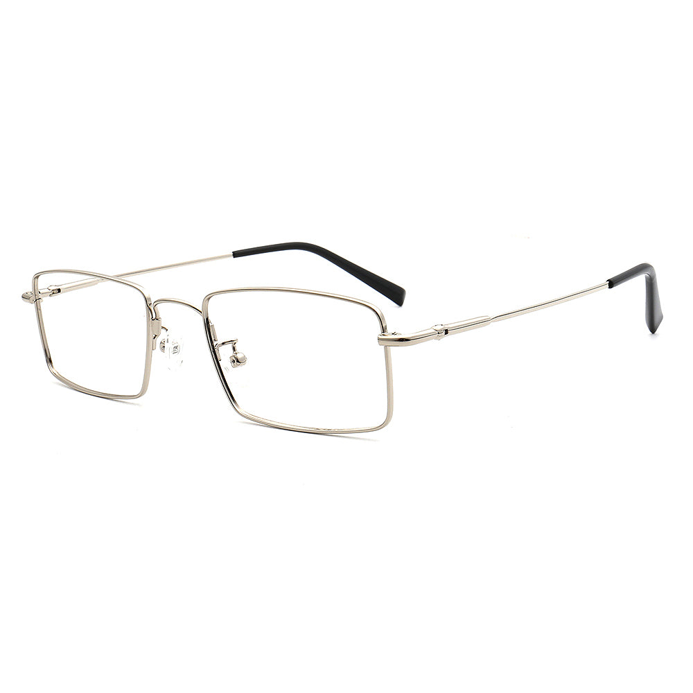 mens business metal glasses frames bendable