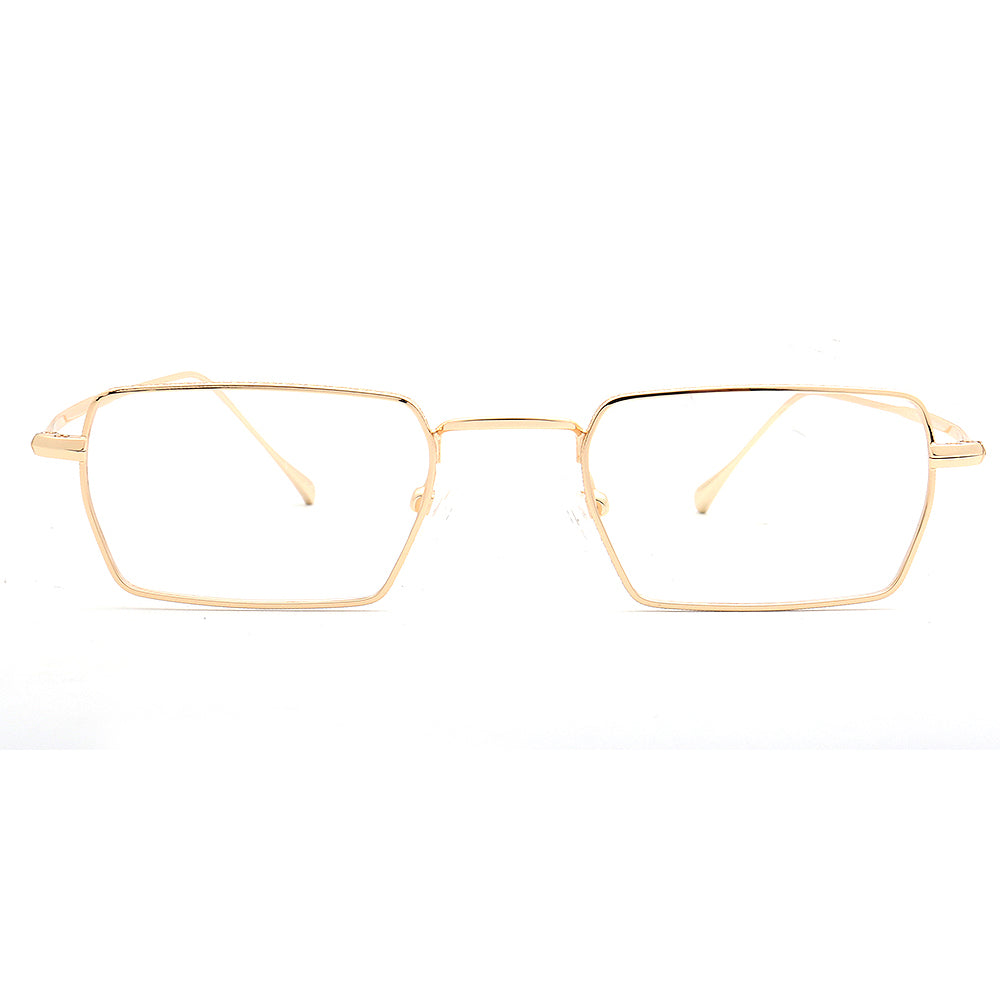 mens gold square eyewear business