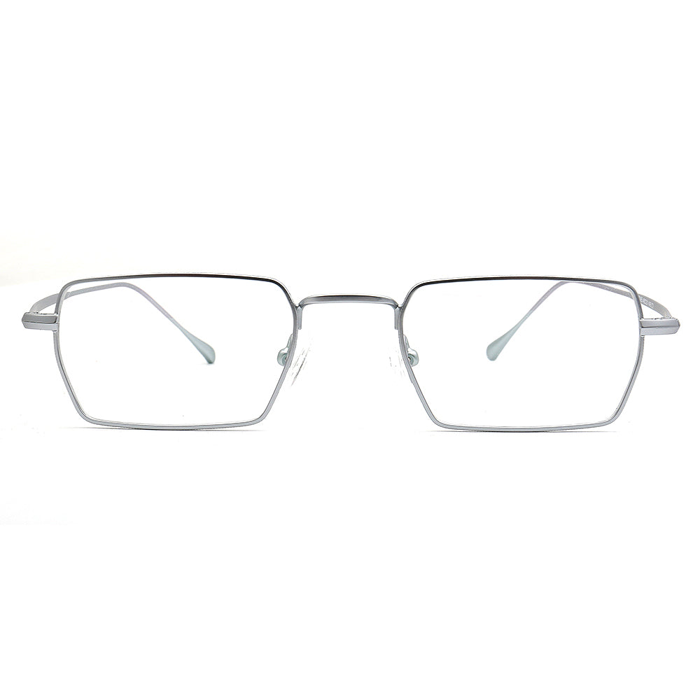 mens silver glasses frames square