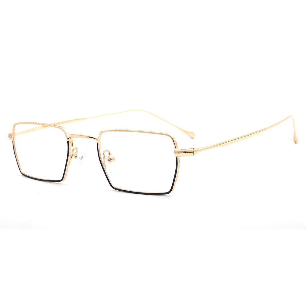 gold black mens business eyewear