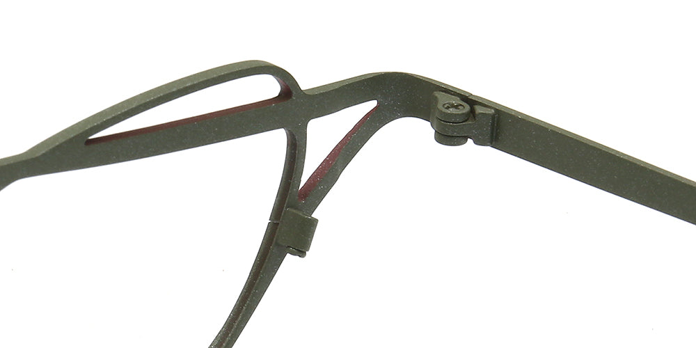 hinges of cat eye titanium eyeglasses frames