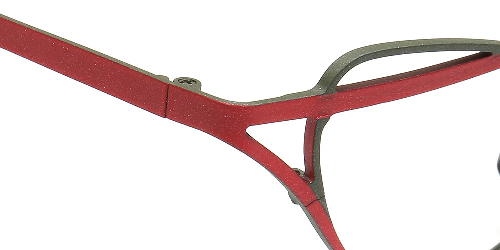 red temple of womens titanium eyeglasses frames