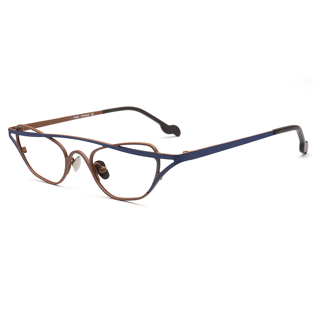 brown womens cat eye glasses frames 