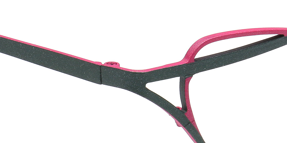 black temple of womens titanium eyeglasses frames 