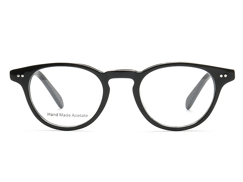 black round eyeglasses frames 