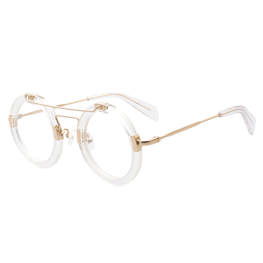 clear round eyeglass frames