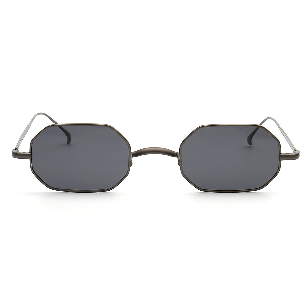 black mens geometric sunglasses polarized