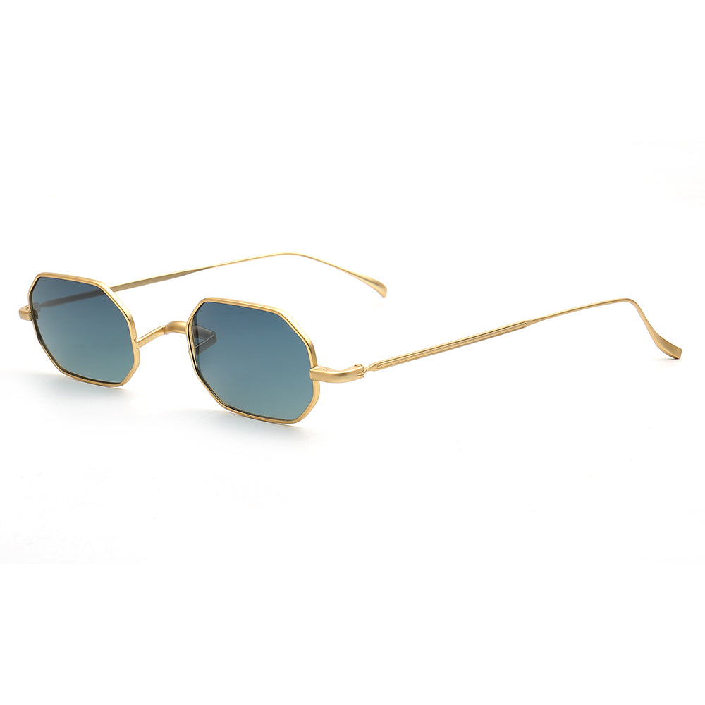 metal green sunglasses polarized modern