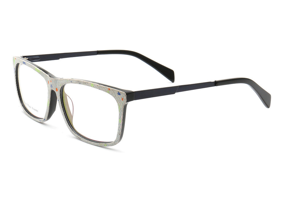 Devin | Stylish Square Denim Glasses Frames