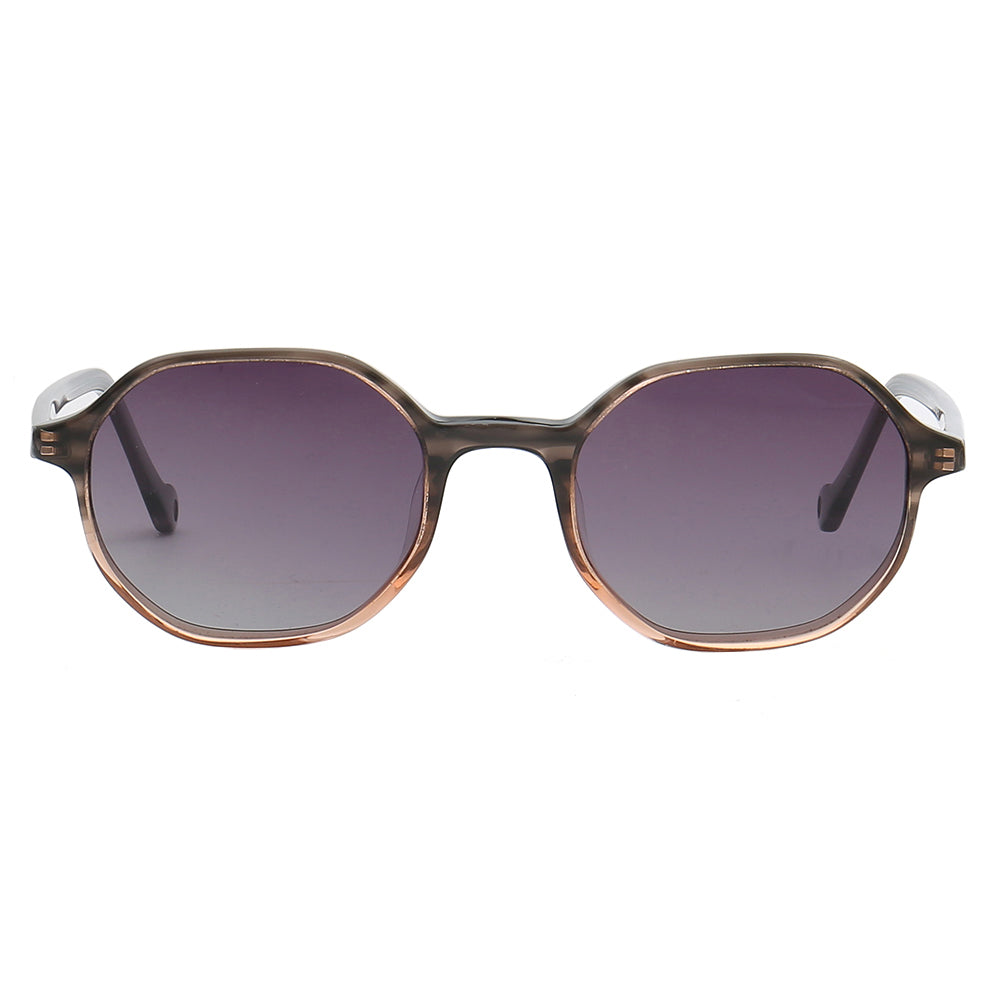 grey geometric sunglasses polarized for men