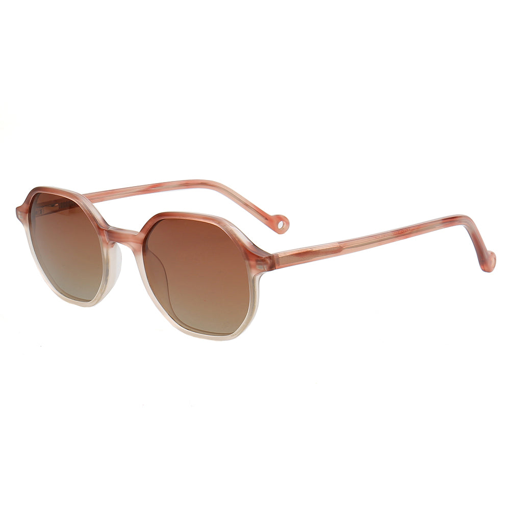 geometric sunglasses polarized brown sun glasses