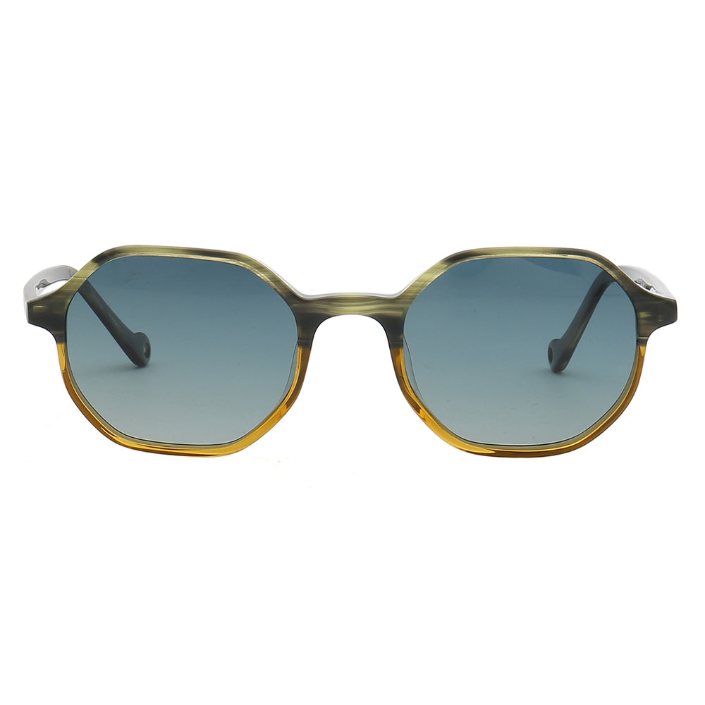 aqua geometric sunglasses polarized men