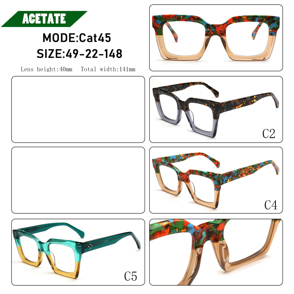 Kendell | Stylish Oversize Square Eyeglass Frames