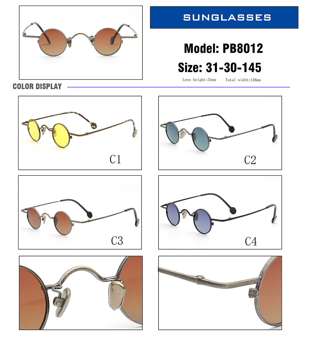 Trendy uv400 vintage sunglasses polarized