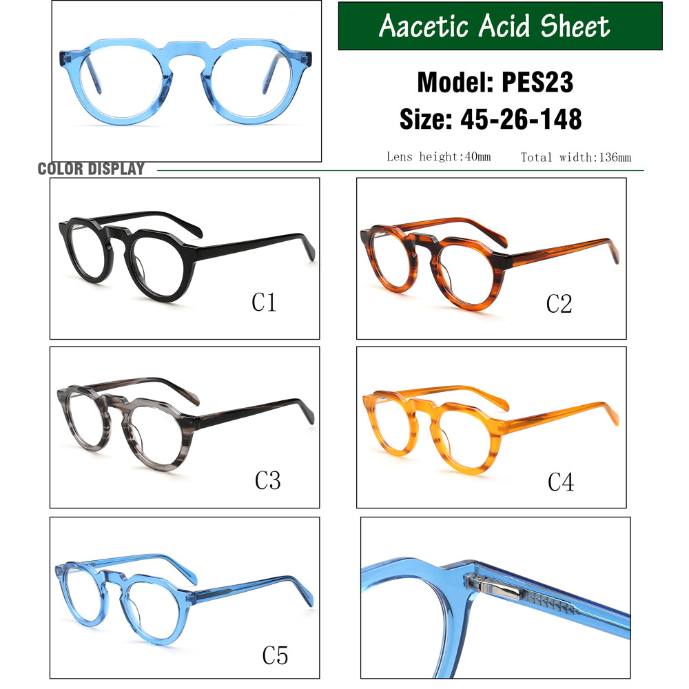 vintage geometric unique eyewear for men women