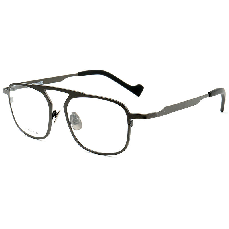 Nash | 80s Men Square Titanium Glasses Frames