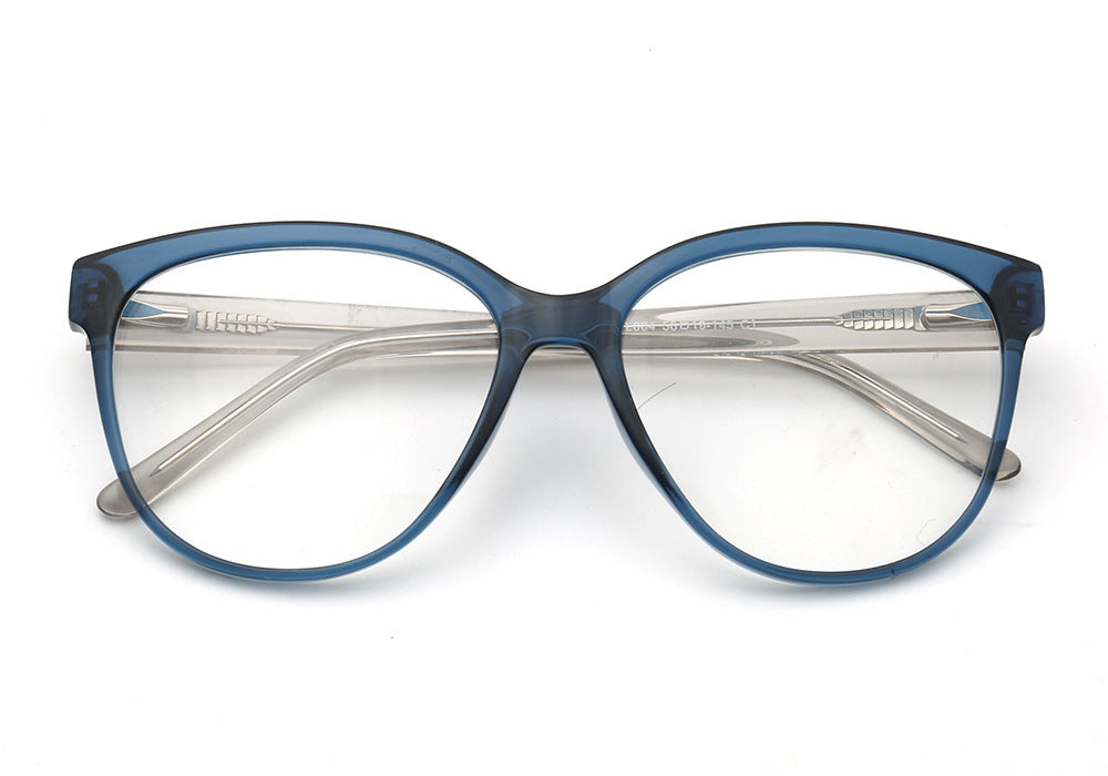 womens blue cat eye eyeglass frames