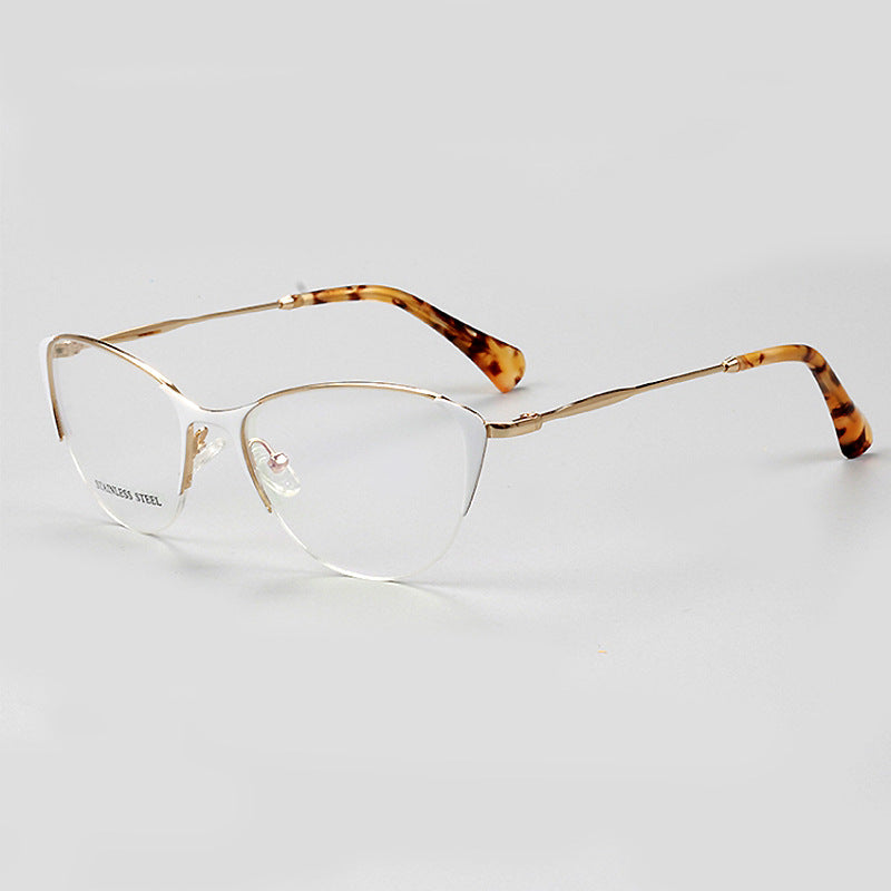 white cat eye glasses frames for women