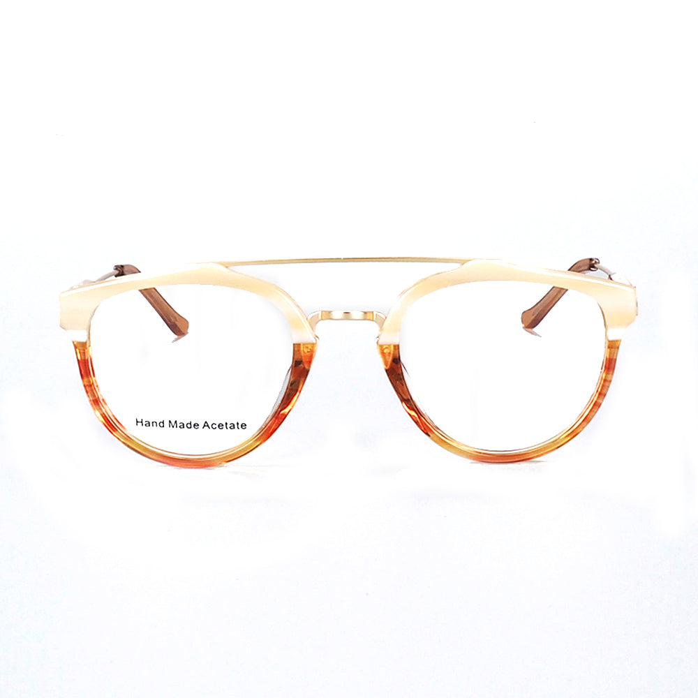 Caramel Double Bridge Glasses Frames