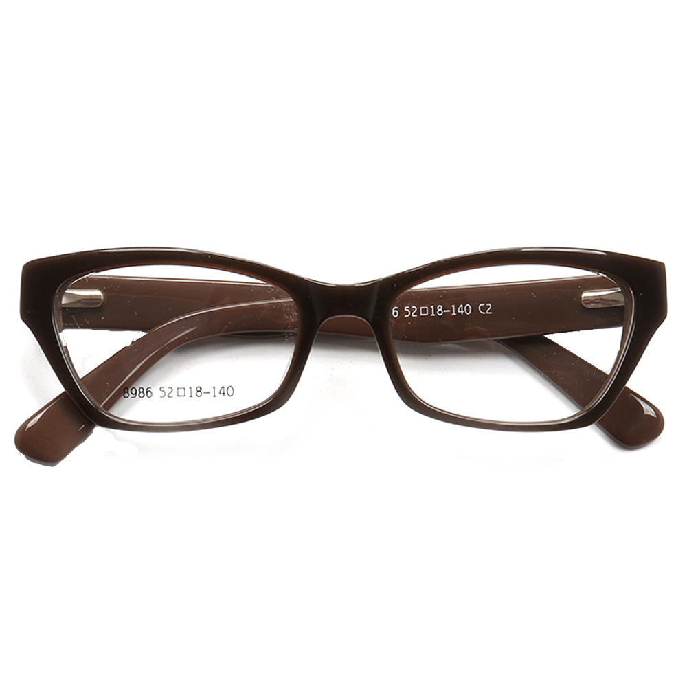 brown cat eye spectacles