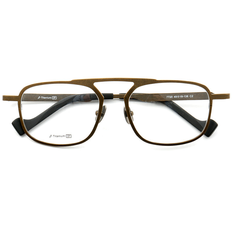 Nash | 80s Men Square Titanium Glasses Frames