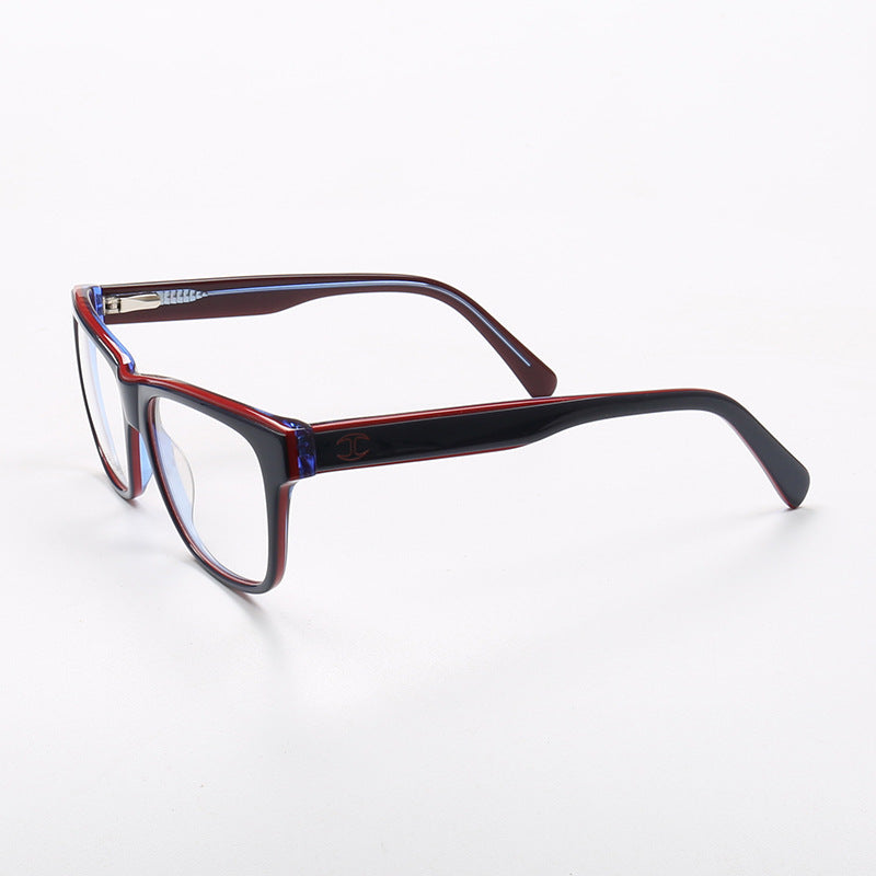 Mens Square Red Eyewear