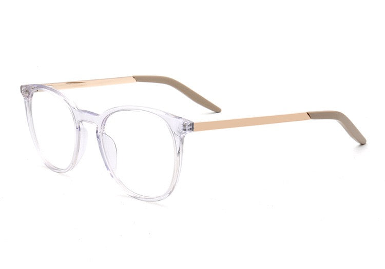 Aria | Clear Round Eyeglass Frames