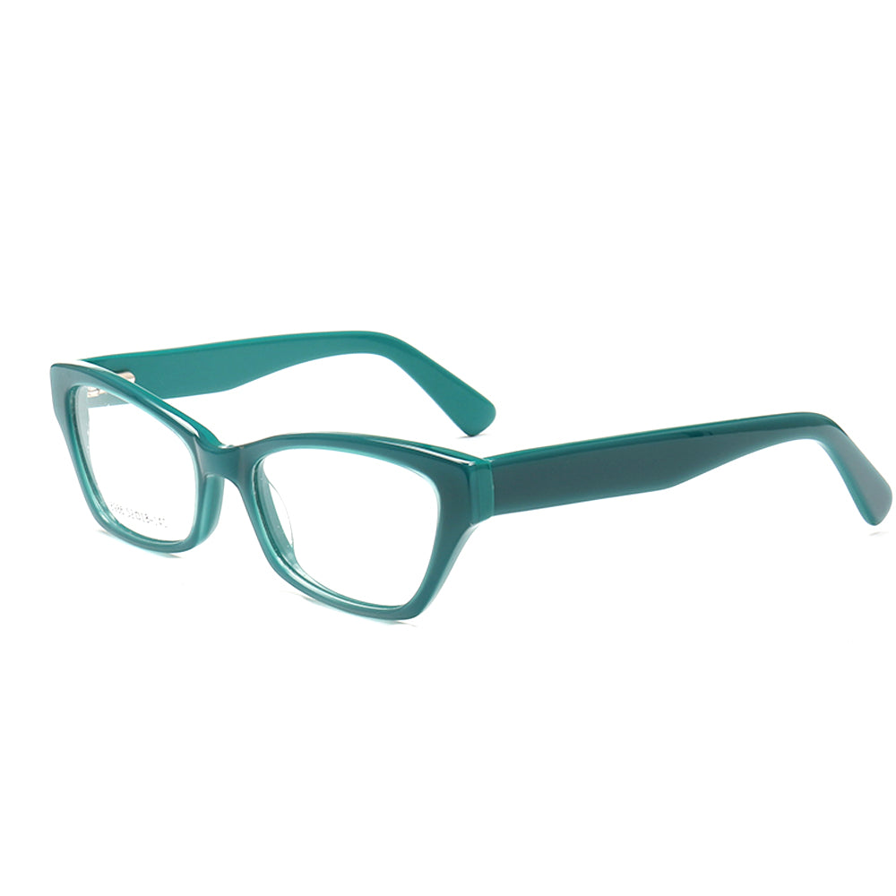 Womens Green cat eye glasses frames