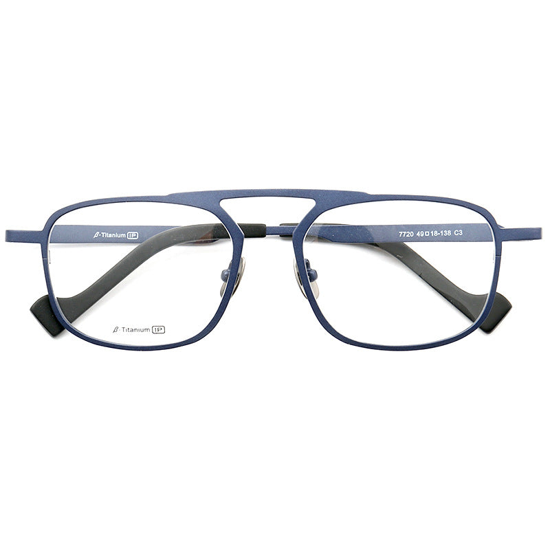 Nash | 80s Men Square Titanium Glasses Frames