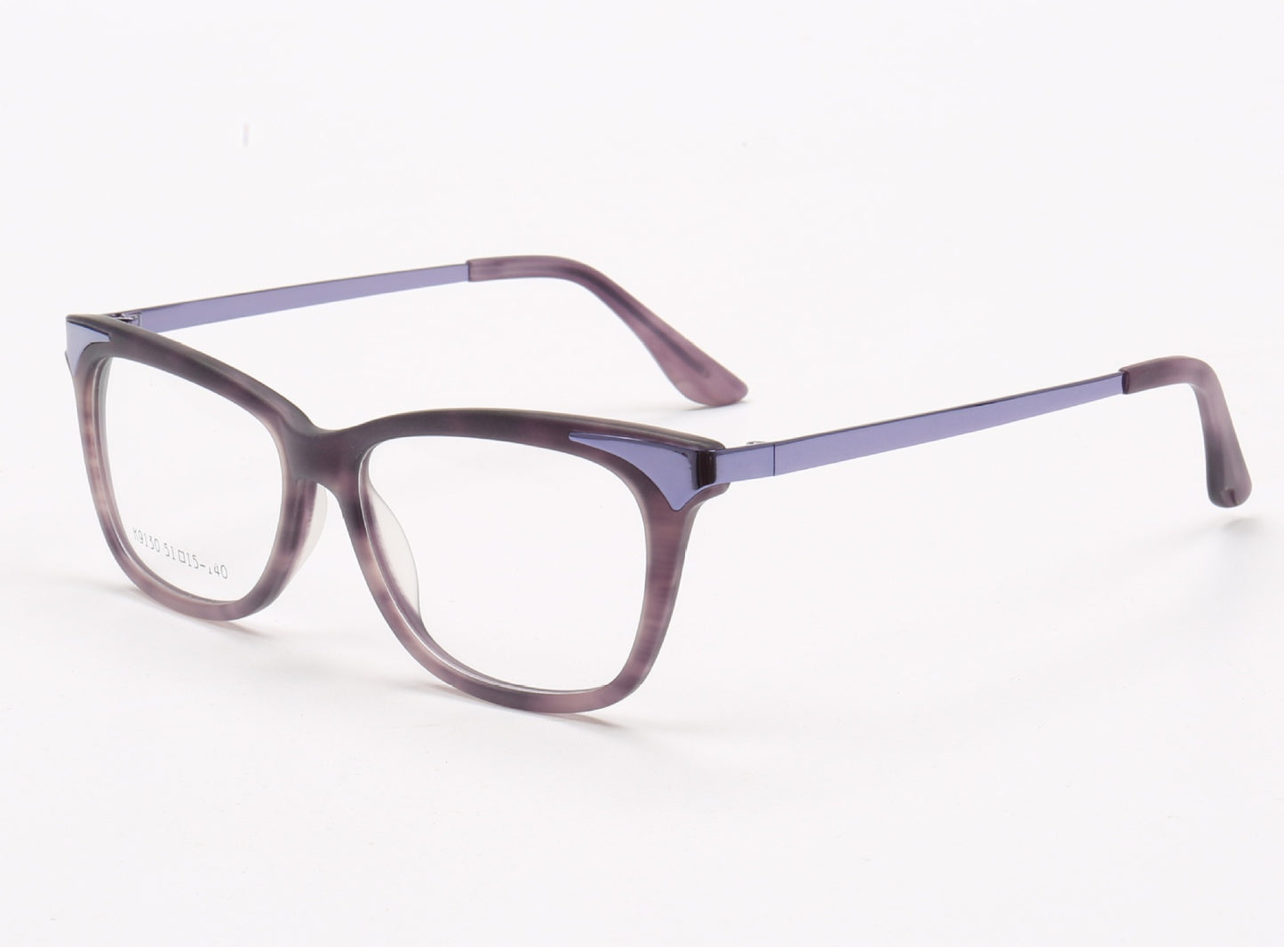 fashionable purple eyeglasses frames cat eye