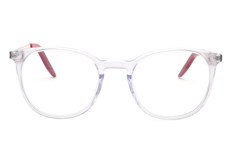 Aria | Clear Round Eyeglass Frames