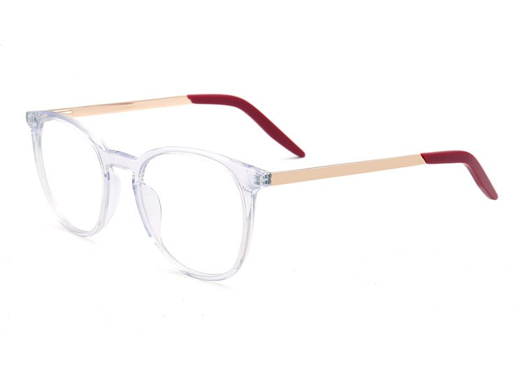 Aria | Clear Round Eyeglass Frames