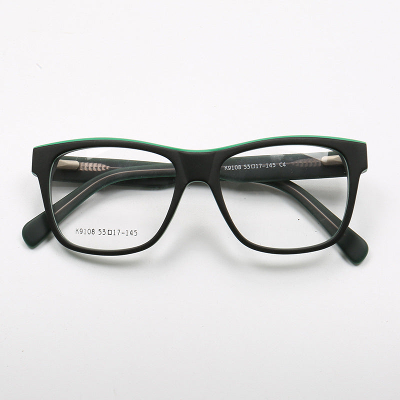 Mens Square Green Spectacles