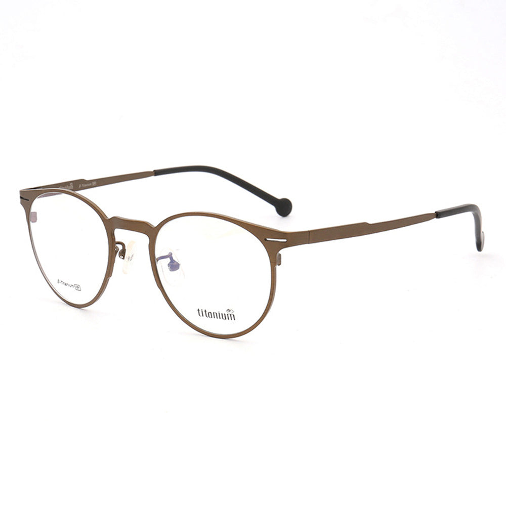 Retro Bronze titanium glasses frames