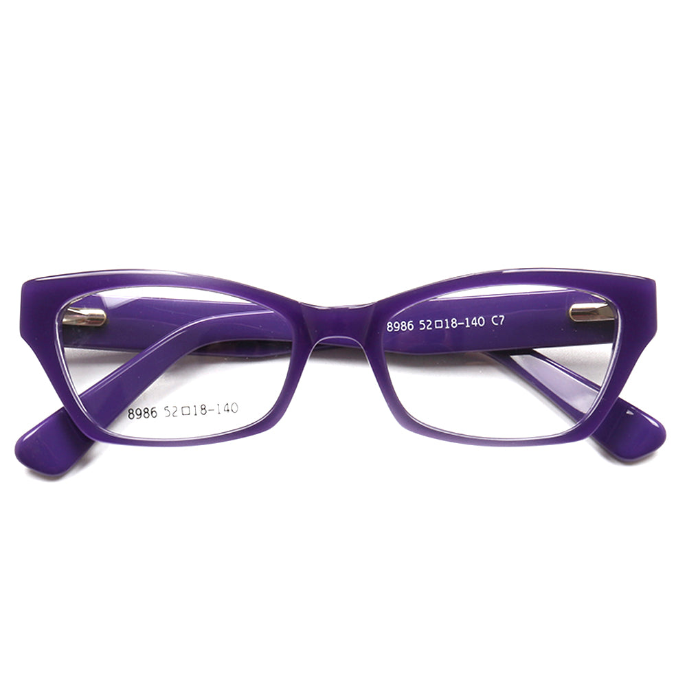 purple cat eye spectacles for women vintage