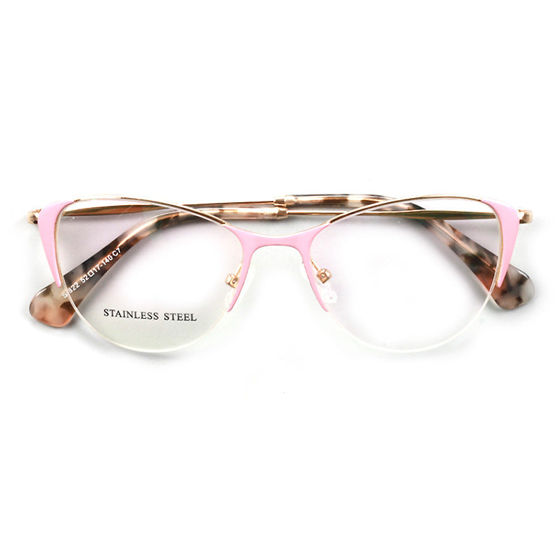 Ladies half rim glasses deals