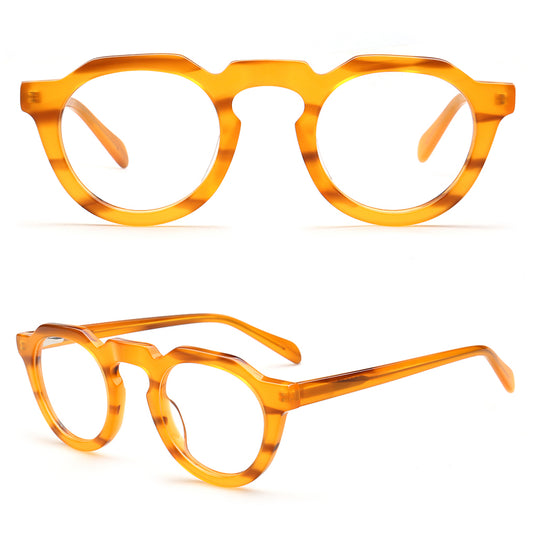 leopard print vintage eyeglass frames