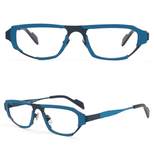 Blue titanium glasses frames