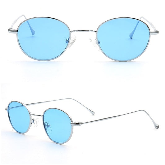 Blue sunglasses polaried women men