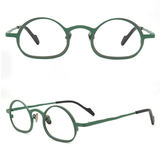 Shay | Vintage Round Titanium Eyeglasses for Women | Fashionable Mens Eyewear Glasses Frames Online