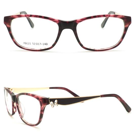 Multicolored cat eye glasses frames for women