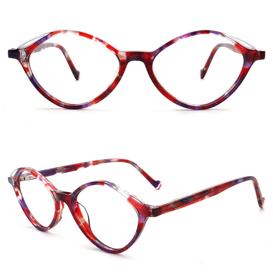 red floral womens eyeglasses frames