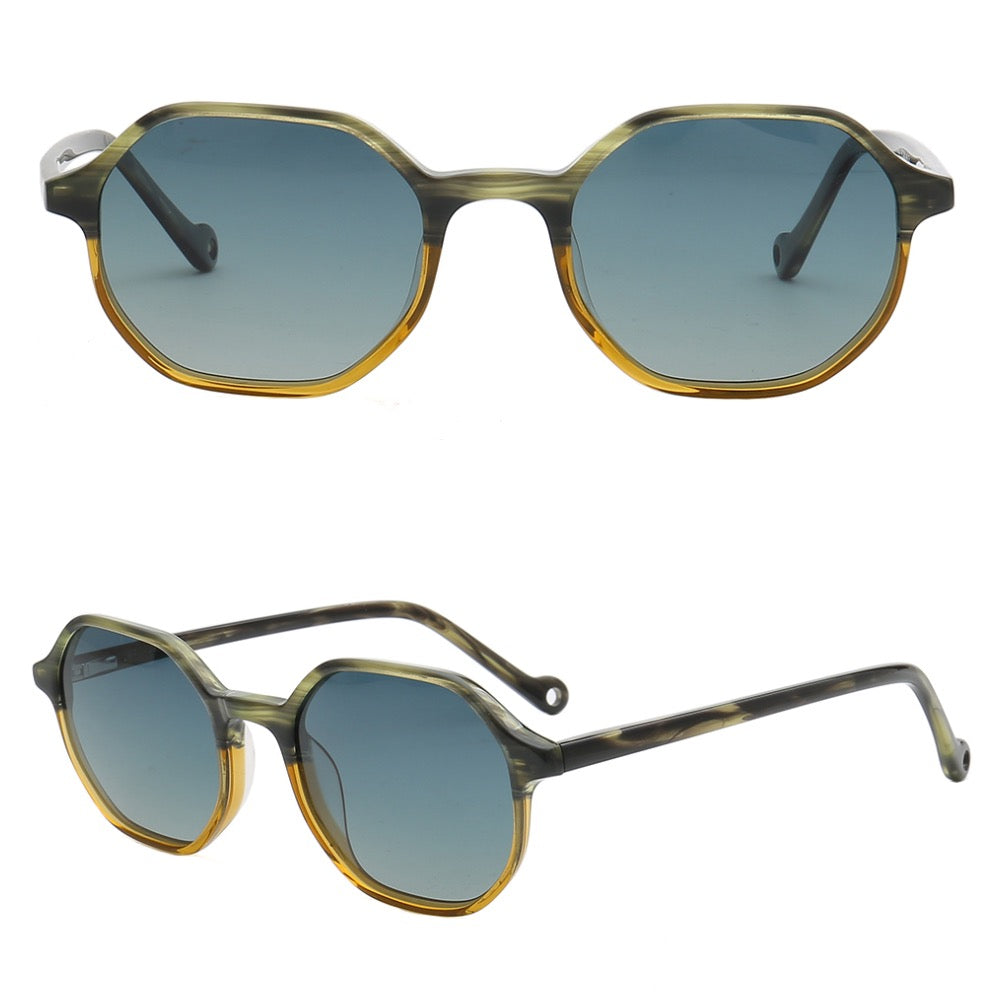 geometric sunglasses polarized